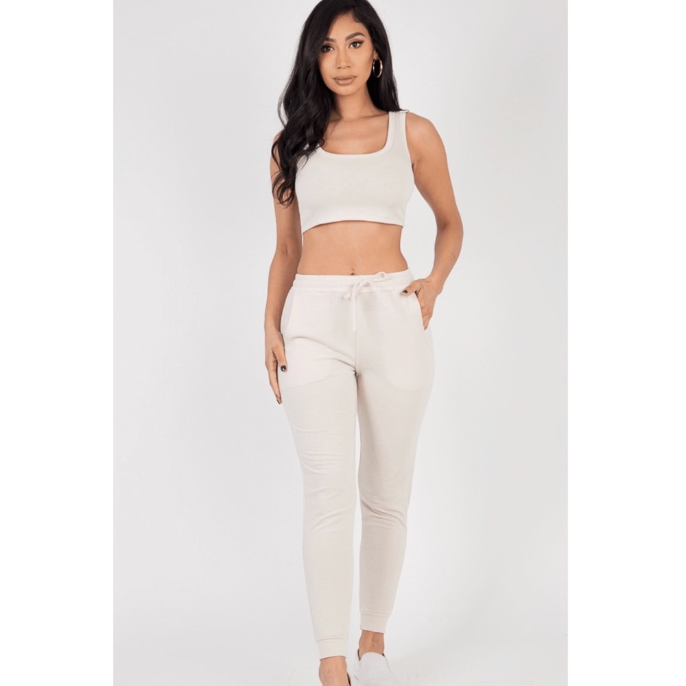 French Terry Crop Top ONLY
